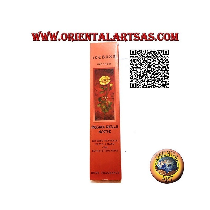 Natürlicher "Ikebana" Weihrauch mit Pflanzenextrakten mit Queen of the Night Aroma (20 Sticks)