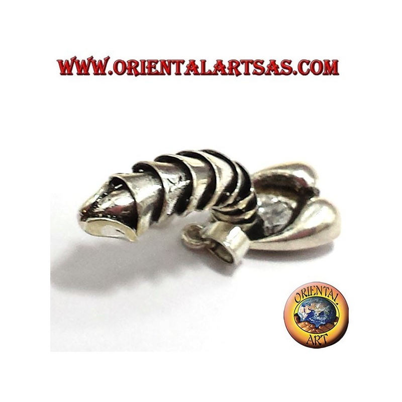 pendant, Mobile penis, silver