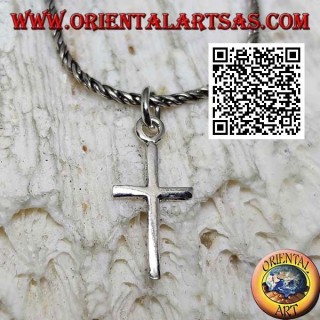 Glatter und einfacher Immissa oder Latin Cross Silber Anhänger (klein)