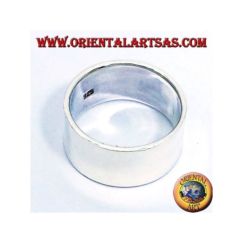 ring flat band 10 mm. silver