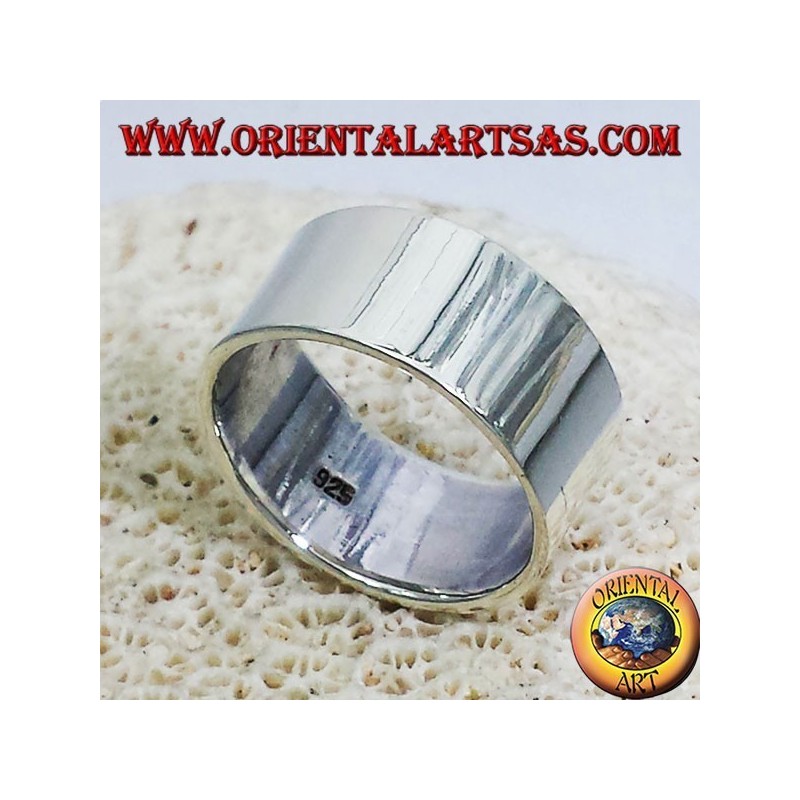 ring flat band 10 mm. silver