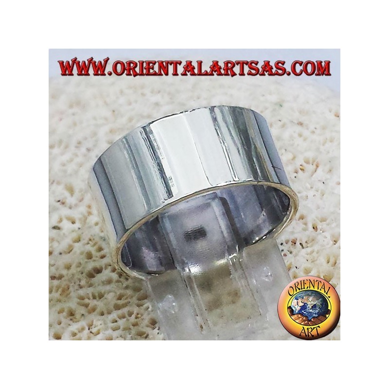 ring flat band 10 mm. silver