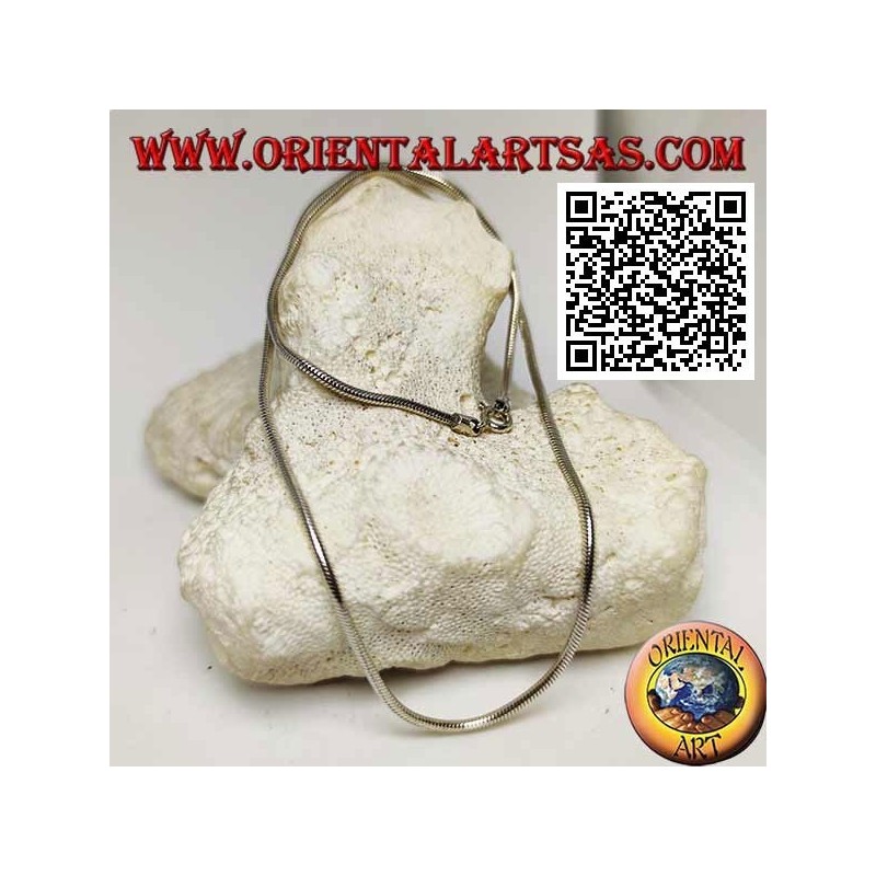 925 ‰ Silberkette mit 46,5 cm x 2 mm Schlangenglied