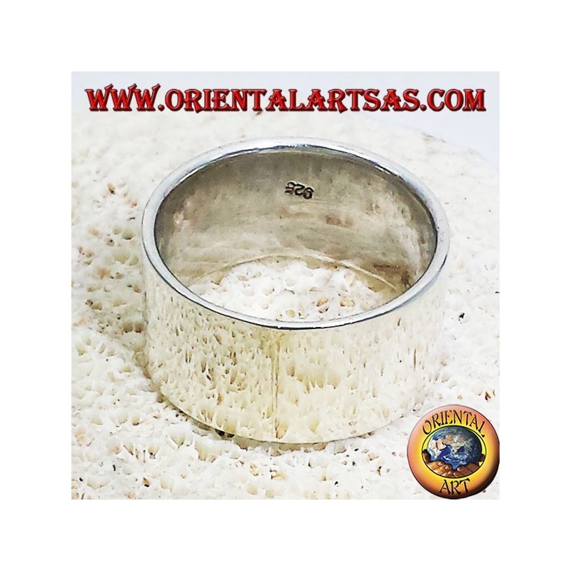 ring flat band 12 mm. silver