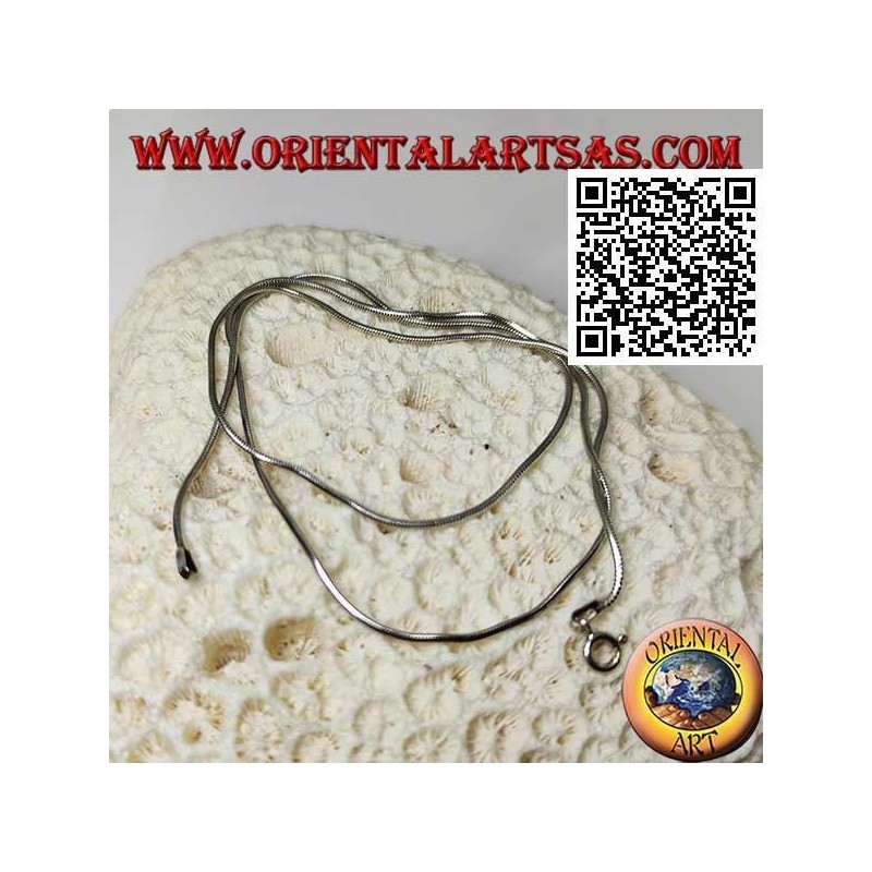 925 ‰ silver necklace with 47.5 cm x 1.5 mm snake link