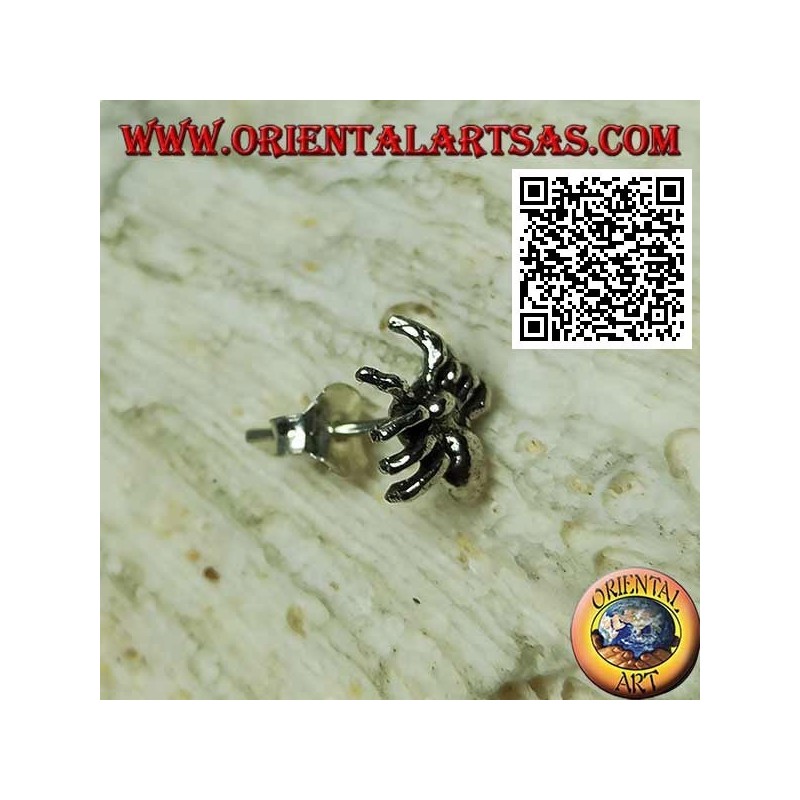 Mini pendiente de plata, la "tarántula" (la gran araña)