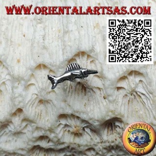 Mini pendiente de plata, pez espada