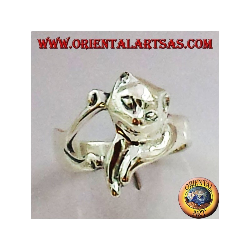 Cat Ring (cat) Argent