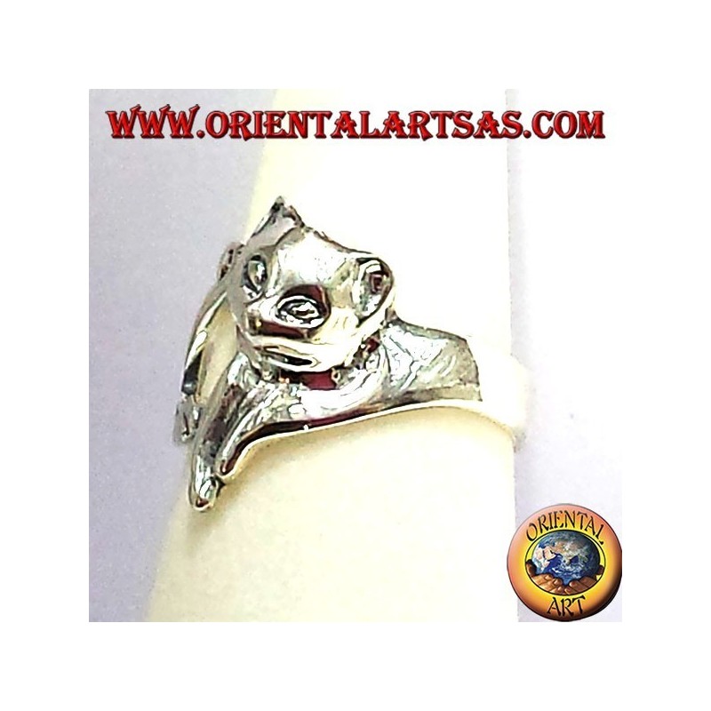 Anillo del gato (gato) de plata