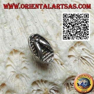 Mini pendiente de plata, la zapatilla