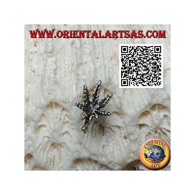 Mini silberner Ohrring, der Flip Flop