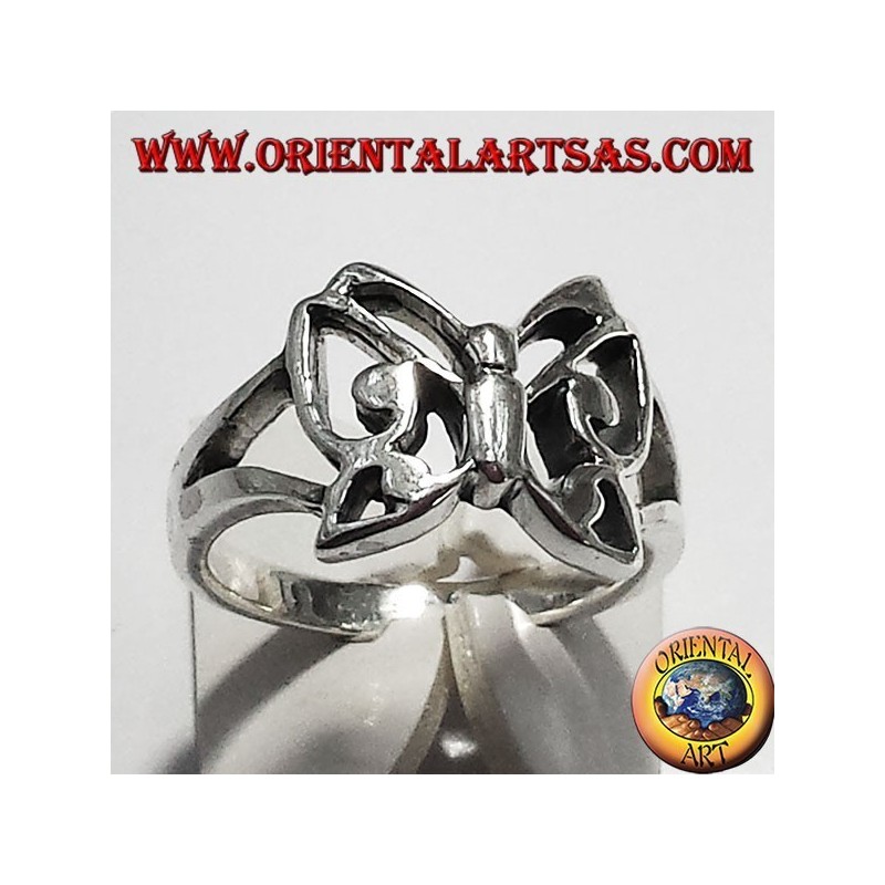 Schmetterlings-Ring in Silber