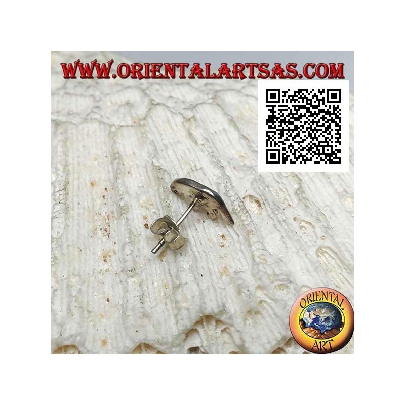 Mini silberner Ohrring, der Tapir