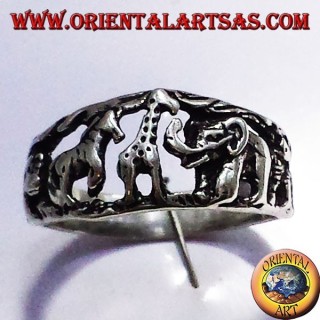 anillo de plata, los animales de la sabana africana