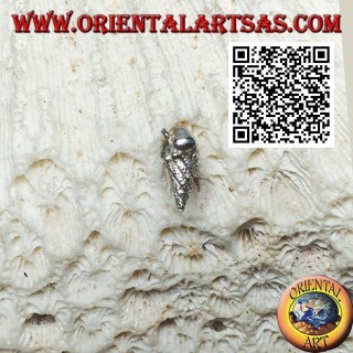 Mini silver earring, the ice cream cone