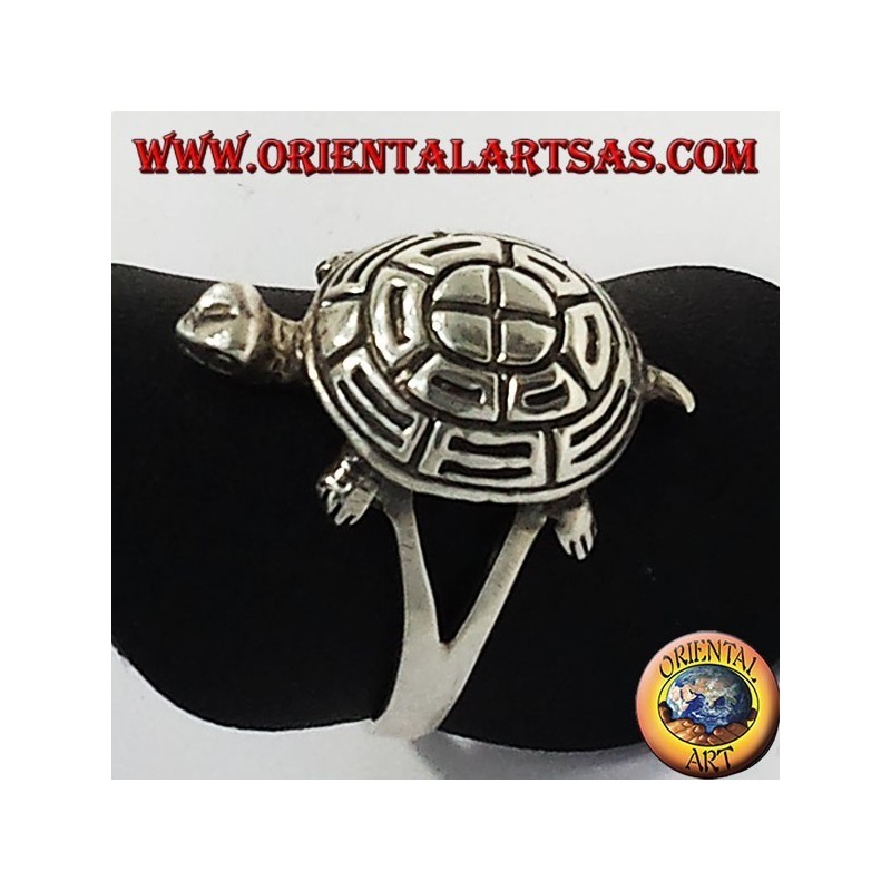 Anillo de plata de la tortuga