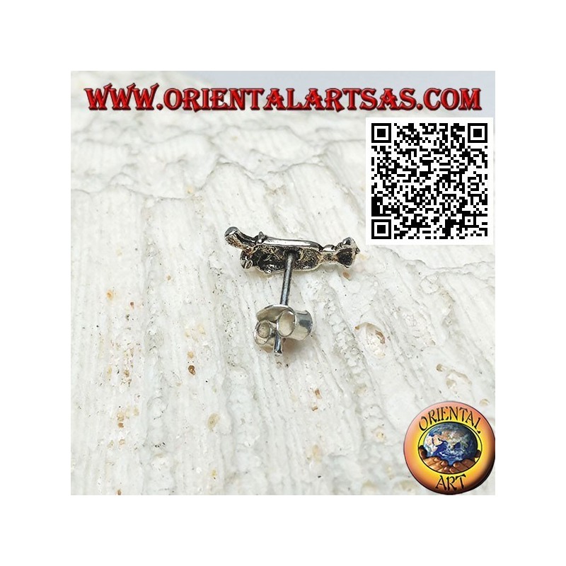 Mini pendiente de plata, la copa de helado