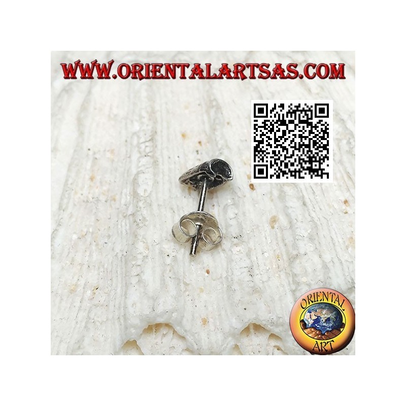 Mini pendiente de plata, el barril