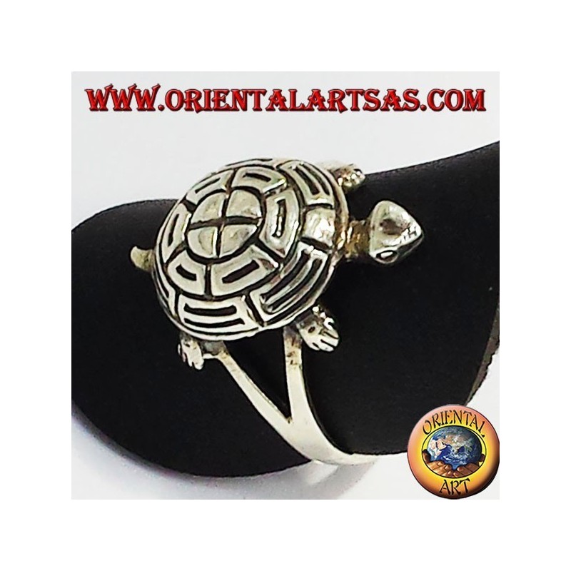Anillo de plata de la tortuga