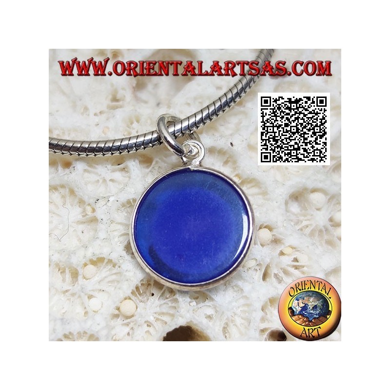 Silver pendant, the eye of Allah (amulet against evil eye and bad luck)