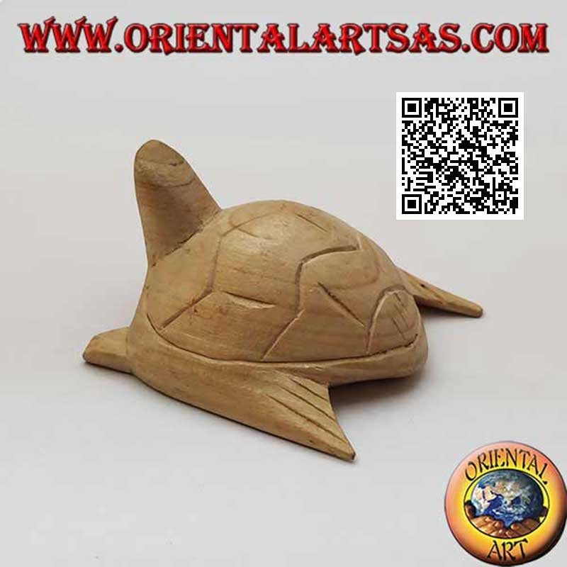 Caretta Meeresschildkröte aus 7 cm Hibiskusholz