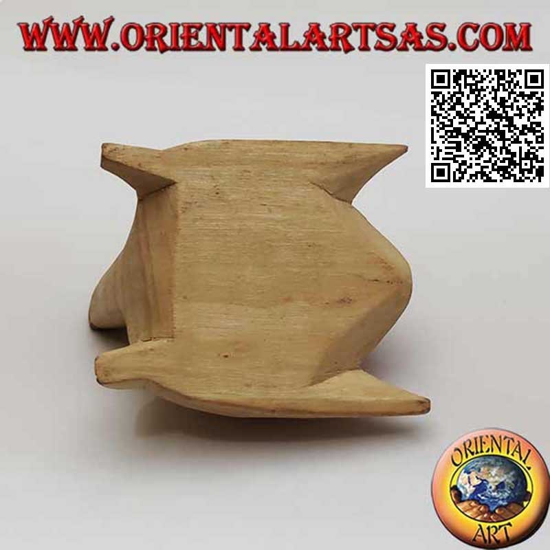 Tartaruga di mare caretta in legno di ibisco da 7 cm