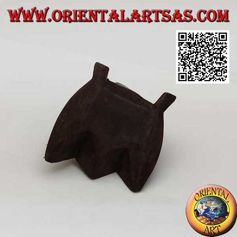 Tartaruga di mare caretta in legno di ebano da 5 cm