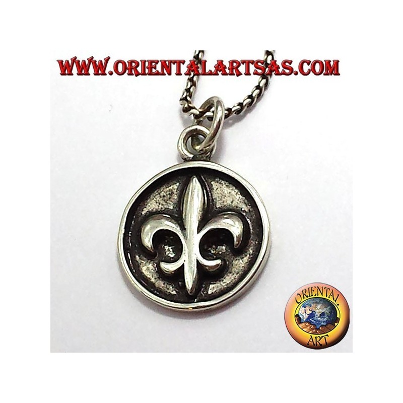 Lily Pendentif (en héraldique) du médaillé d'argent