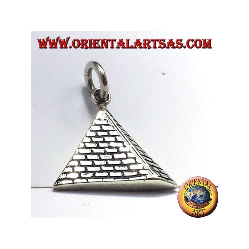 pendentif en argent pyramide 925