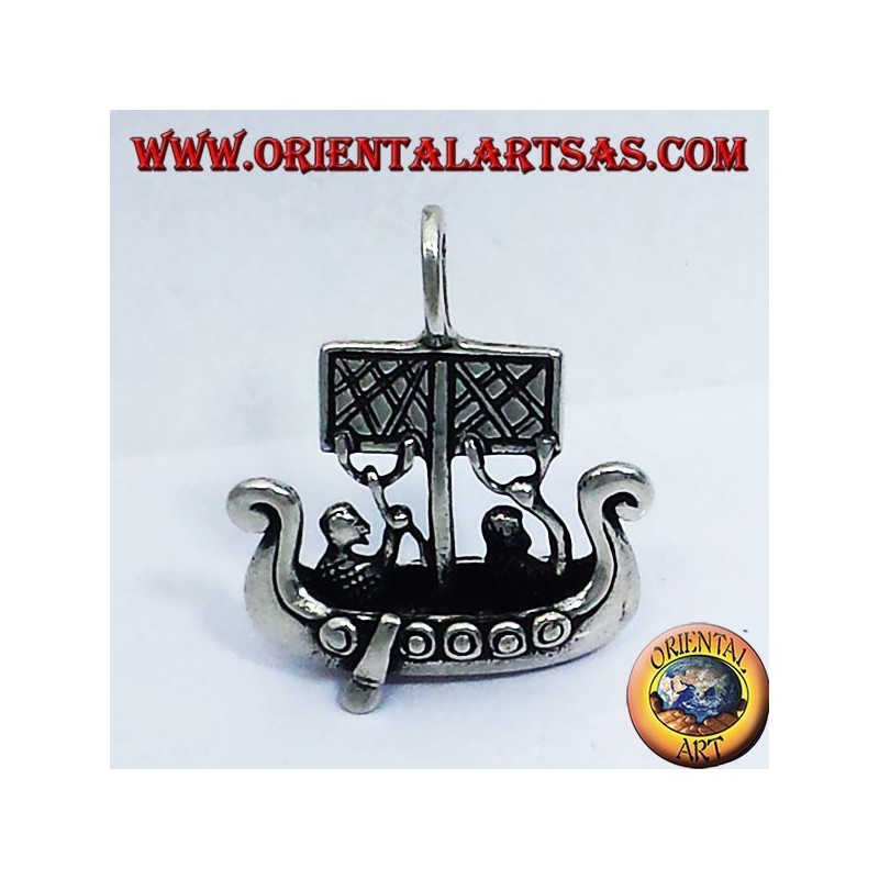 Pendentif Viking Ship dimensions argent Libjars