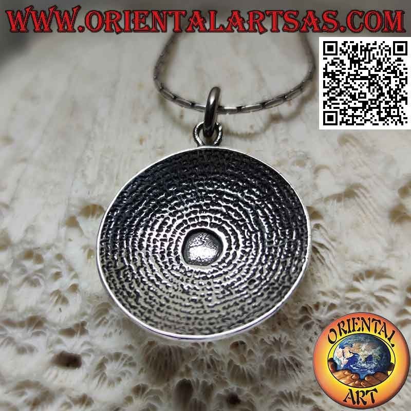 Pendentif en argent, le cadran solaire des anciens