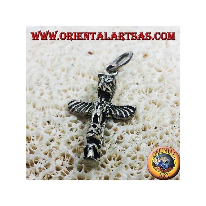 pendentif en argent (totems indiens d'Amérique)