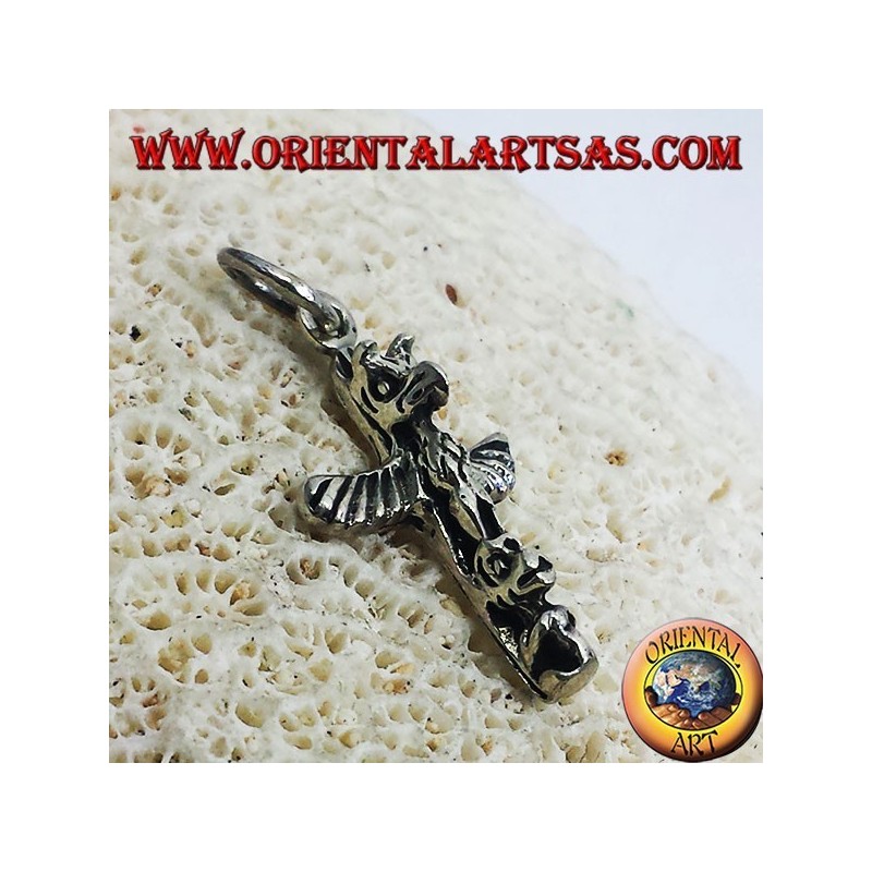 pendentif en argent (totems indiens d'Amérique)