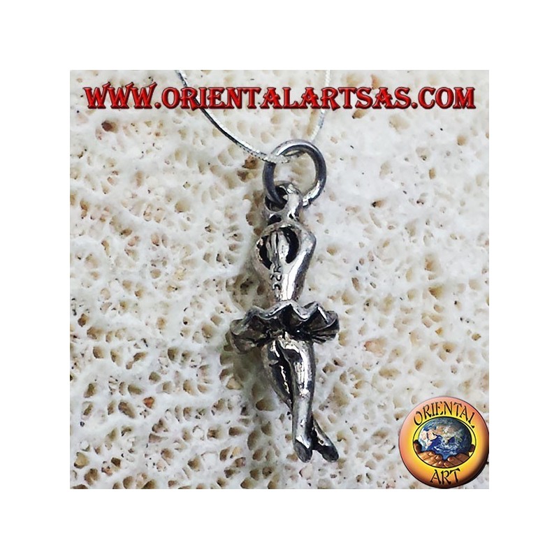 pendentif en argent danseuse de ballet