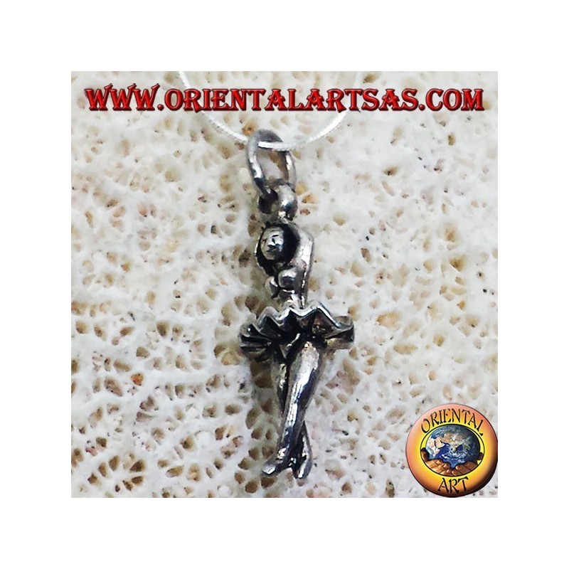 pendentif en argent danseuse de ballet