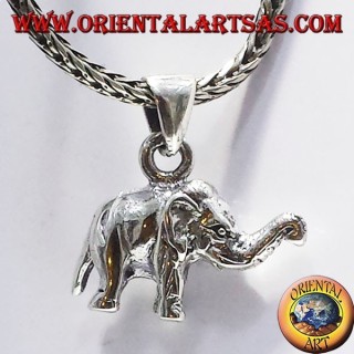 Plata colgante de elefante (en tres dimensiones)