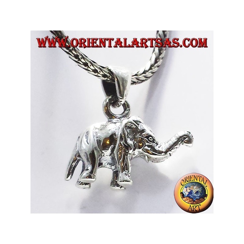 Pendentif éléphant (en trois dimensions)