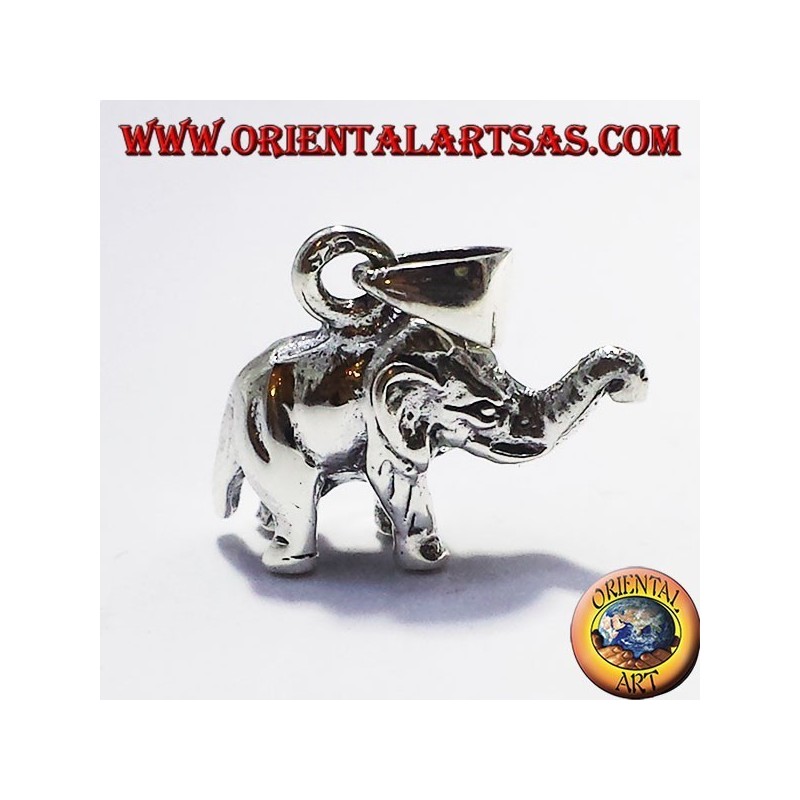 Pendentif éléphant (en trois dimensions)
