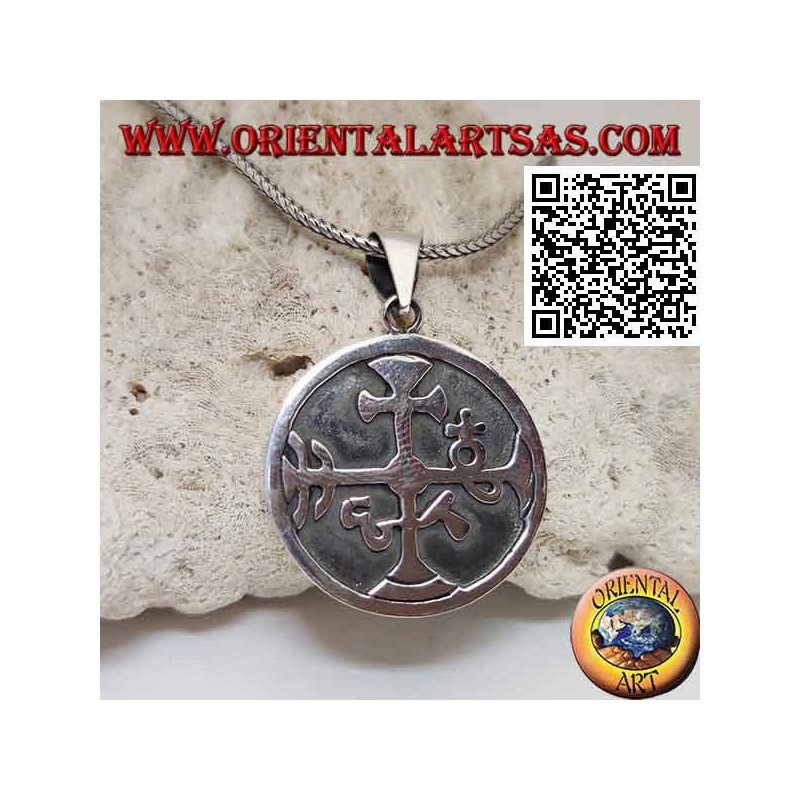 Colgante de plata, sello de una logia masónica