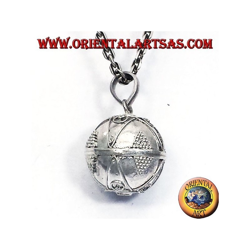 colgante de plata llamados ángeles (llamadas de los ángeles) de 16 mm de diámetro.