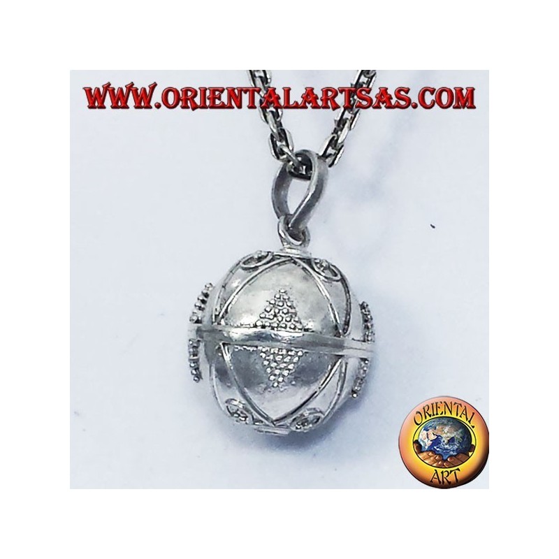 silver pendant called angels (call of the angels) diameter 16mm.