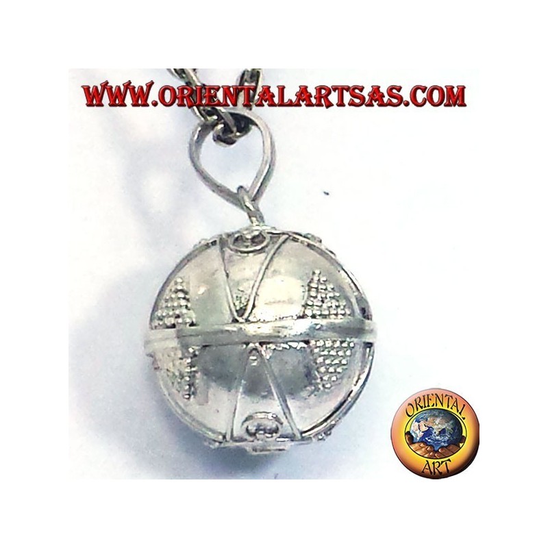 pendentif argent appelés anges (appel des anges) de diamètre 16mm.