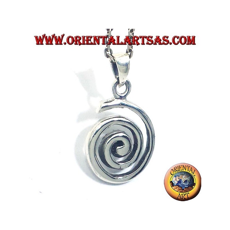 Pendant (spirale développante ou archimédien Spiral) Argent