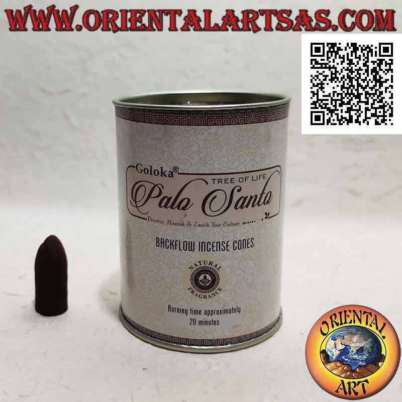 Incense cones for cascade of smoke, Palo Santo (pack of 24 pieces)