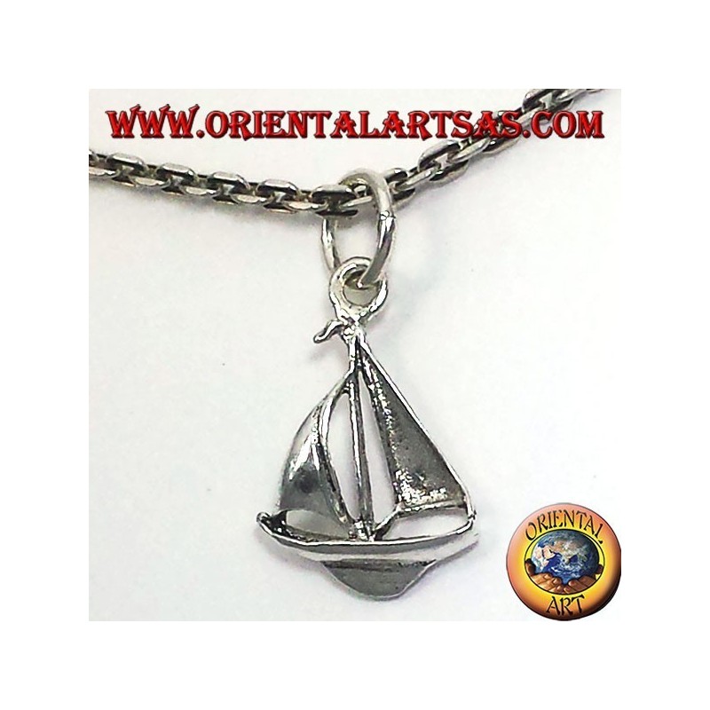 Pendentif argent voile