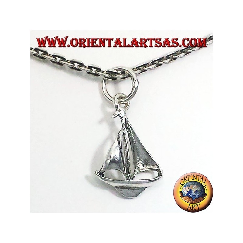 Pendentif argent voile