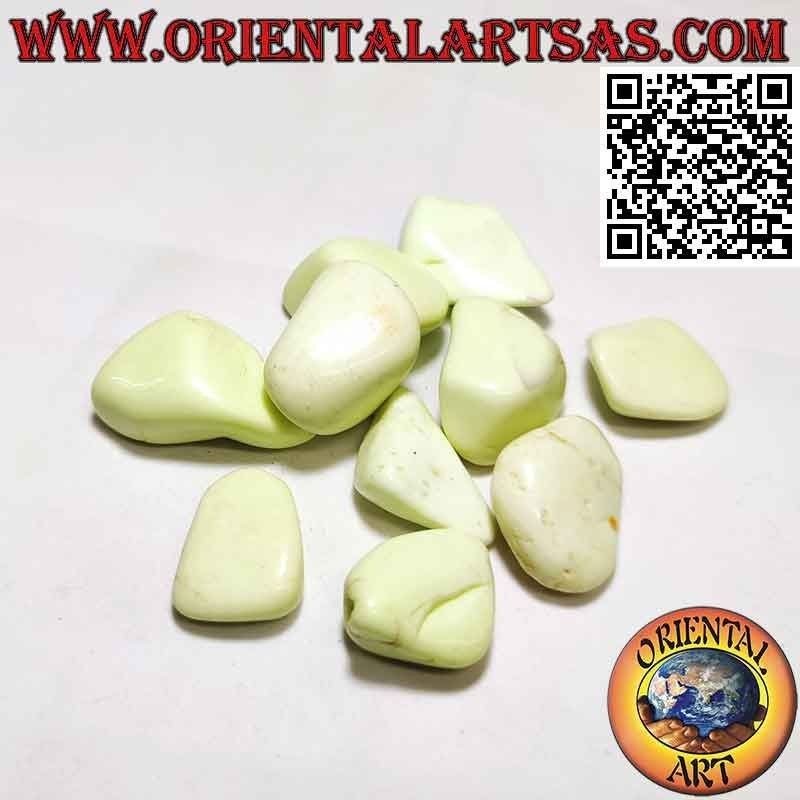 Chrysoprase de citron roulée