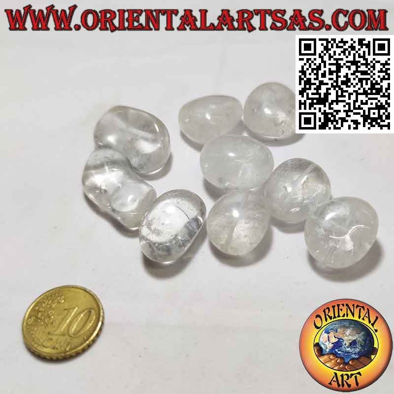 Hyaline Quartz (Rock Crystal) tumbled