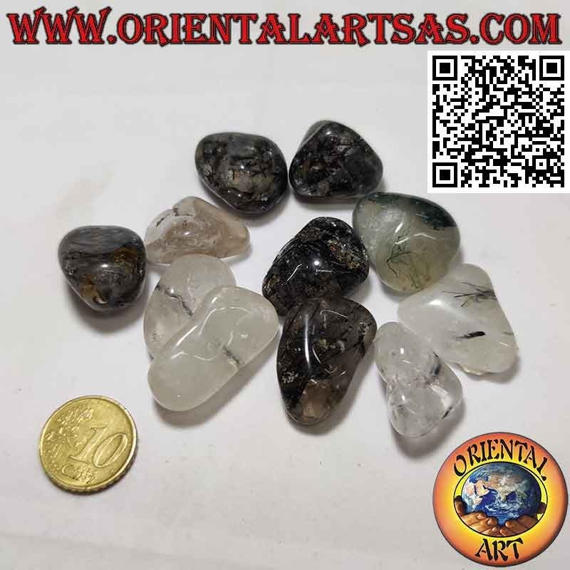 Quartz tourmaline dégringolé