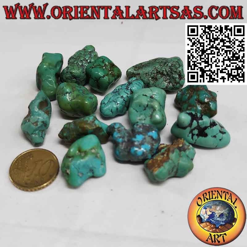 Turchese Tibetano burattato